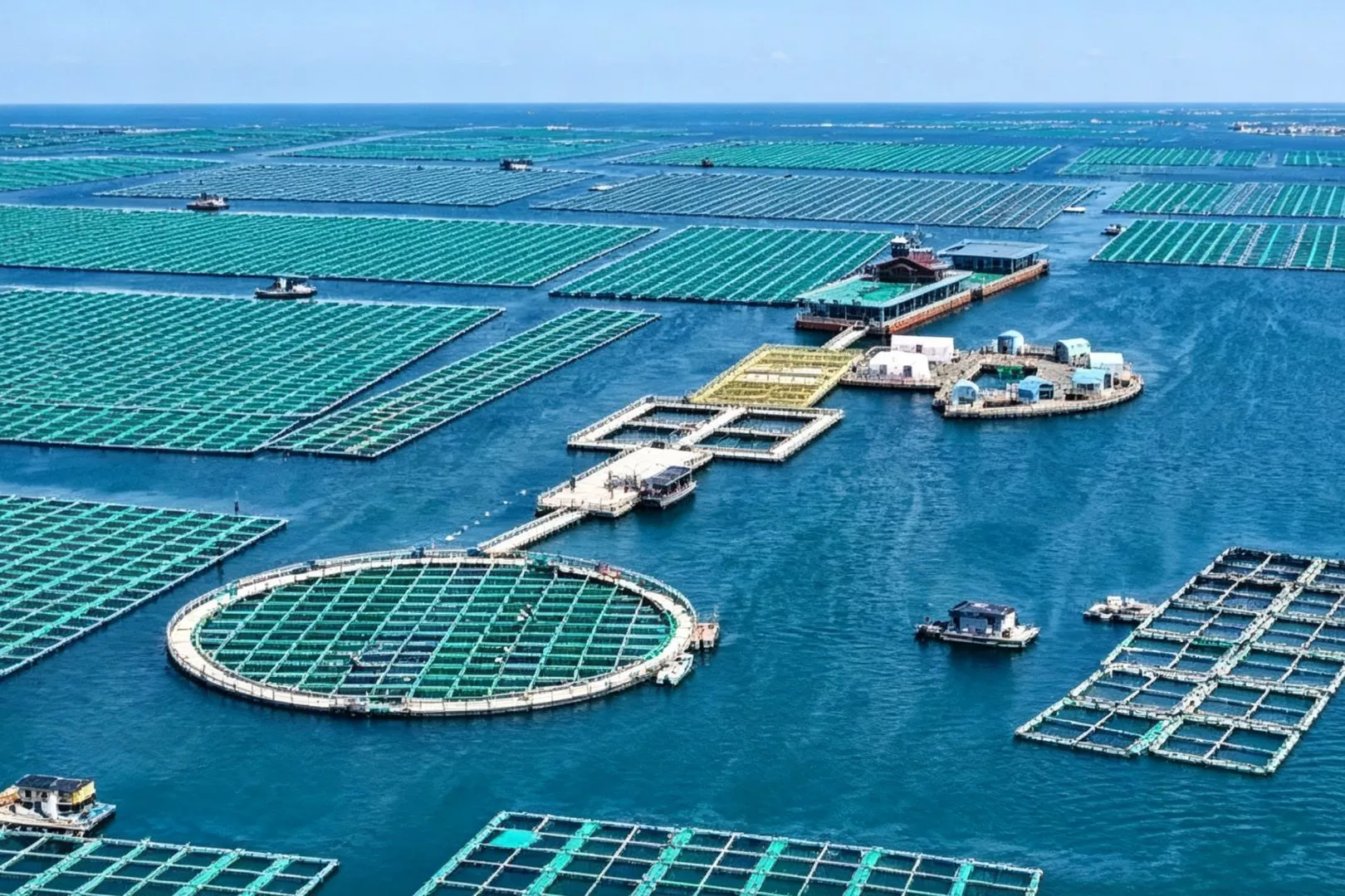 观光平台海洋牧场